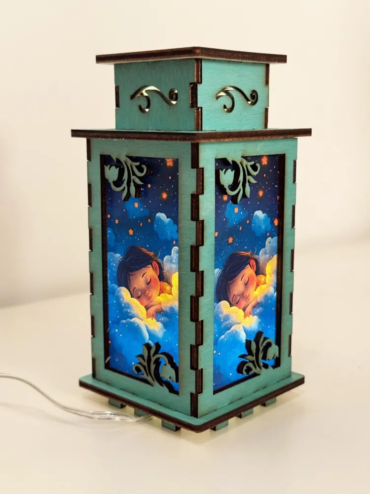 Sleeping Baby Kids Night Light Lamp Lantern