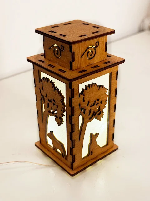 French Bulldog - Artiviesta Handmade Wooden Lamp