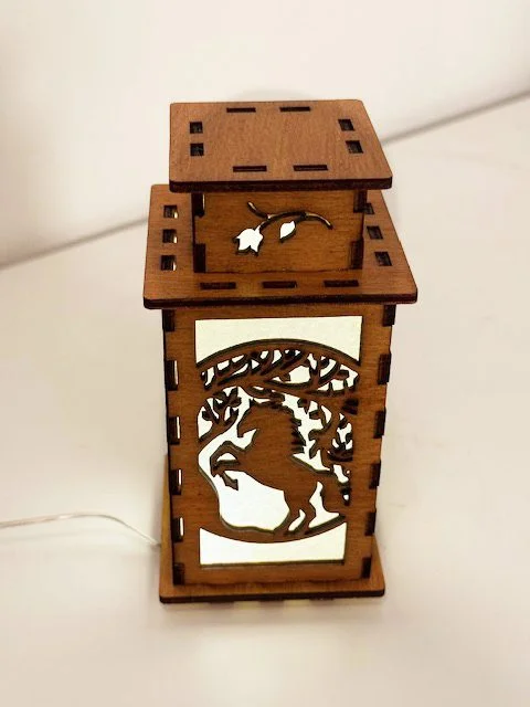 Horse Tree - Artiviesta Handmade Wooden Lamp
