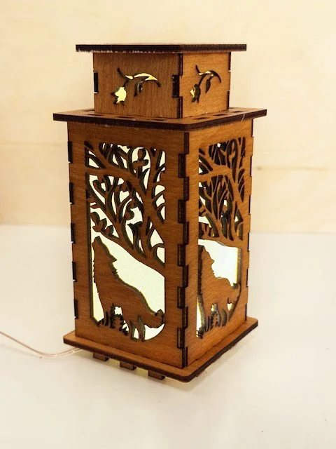 Img - Artiviesta Handmade Wooden Lamp