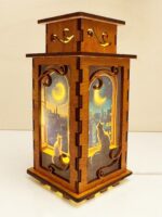 Cat In The Window Moon Night Lamp Lantern