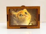 Cute Kitty Wooden Night Lamp