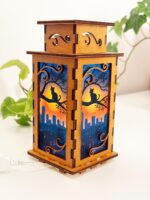 Cat On the Tree City Night Lamp Lantern