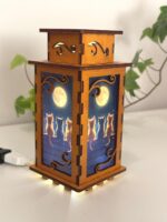 Cats On A Roof Moon Night Lamp
