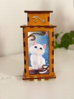 White Cat Night Lamp Lantern