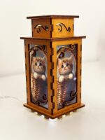Cat In The Basket Night Lamp Lantern