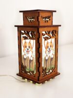 Corgi Fence Wooden Art Lamp – Cute Dog Night Light Gift Home Decor - Image 3