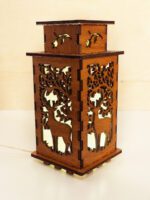 Forest Deer Wooden Night Lamp - Animal Glowing Light Home Deco - Image 3