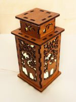 Forest Deer Wooden Night Lamp - Animal Glowing Light Home Deco - Image 4