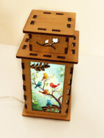 Colorful Birds On A Branch Wooden Night Lamp, Bird Light Home Decor - Image 3