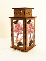 Love Bunny Wooden Night Lamp - Animal Light Home Deco - Image 3