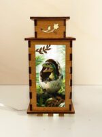 Dinosaur Egg Wooden Night Lamp - Animal Light Home Deco