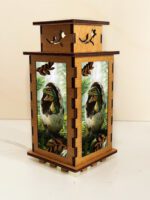 Dinosaur Egg Wooden Night Lamp - Animal Light Home Deco - Image 4