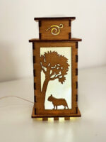 French Bulldog In Park Dog Wooden Night Lamp Lantern – Cute Bulldog Light