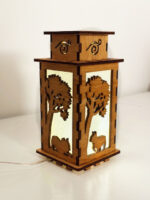 French Bulldog In Park Dog Wooden Night Lamp Lantern – Cute Bulldog Light - Image 4