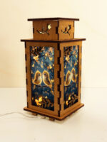 Magical Golden Birds Wooden Night Lamp, Bird Glowing Light Home Decor - Image 4