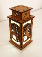 Horse Tree Wooden Night Lamp - Animal Glowing Light Home Deco - Image 4