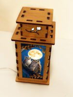 Night Owls On Branch Wooden Night Lamp - Bird Glowing Light Home Deco - Image 3