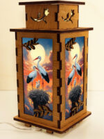 Stork Birds Wooden Night Lamp, Bird Glowing Light Home Deco - Image 3